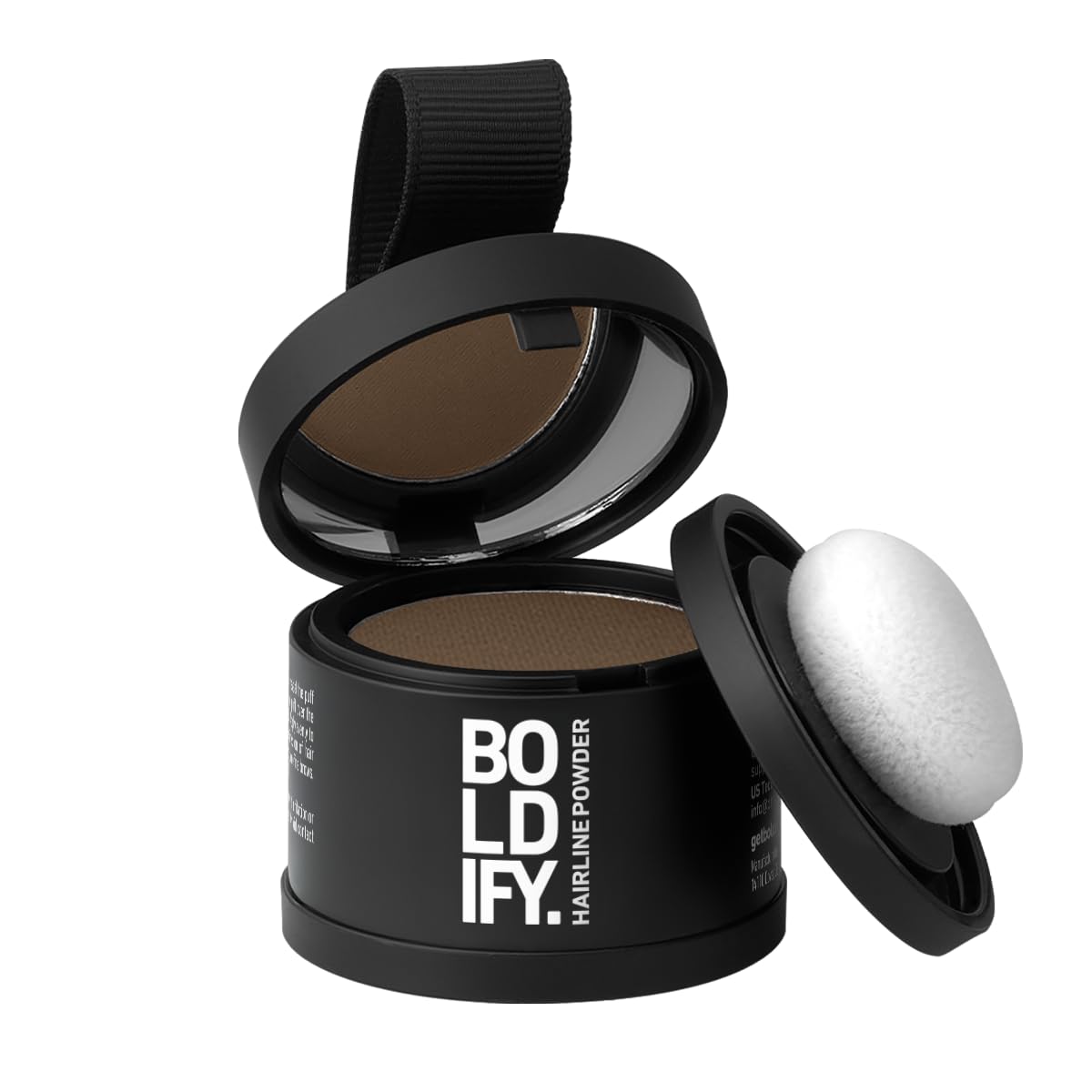 Boldify Hairline Powder, Root Touch Up Hair Color Light Brown 4g
