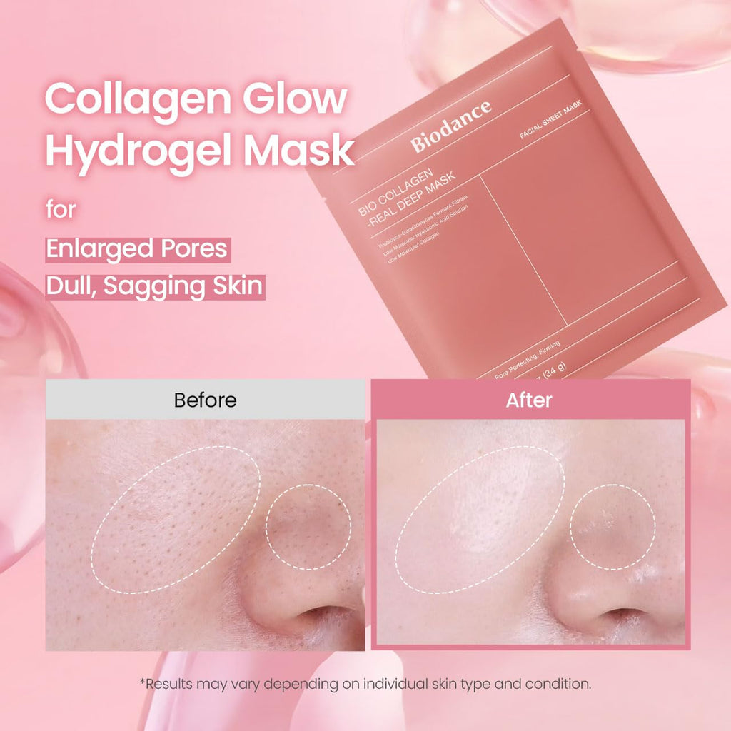 BIODANCE Rejuvenating Caviar PDRN Real Deep Mask, Overnight Hydrogel Face Mask, Skin Firming, Radiance, Enhancing Skin Recovery, Korean Skin Care, Self Care Gifts for Women | 1.19oz(34g) x 4ea