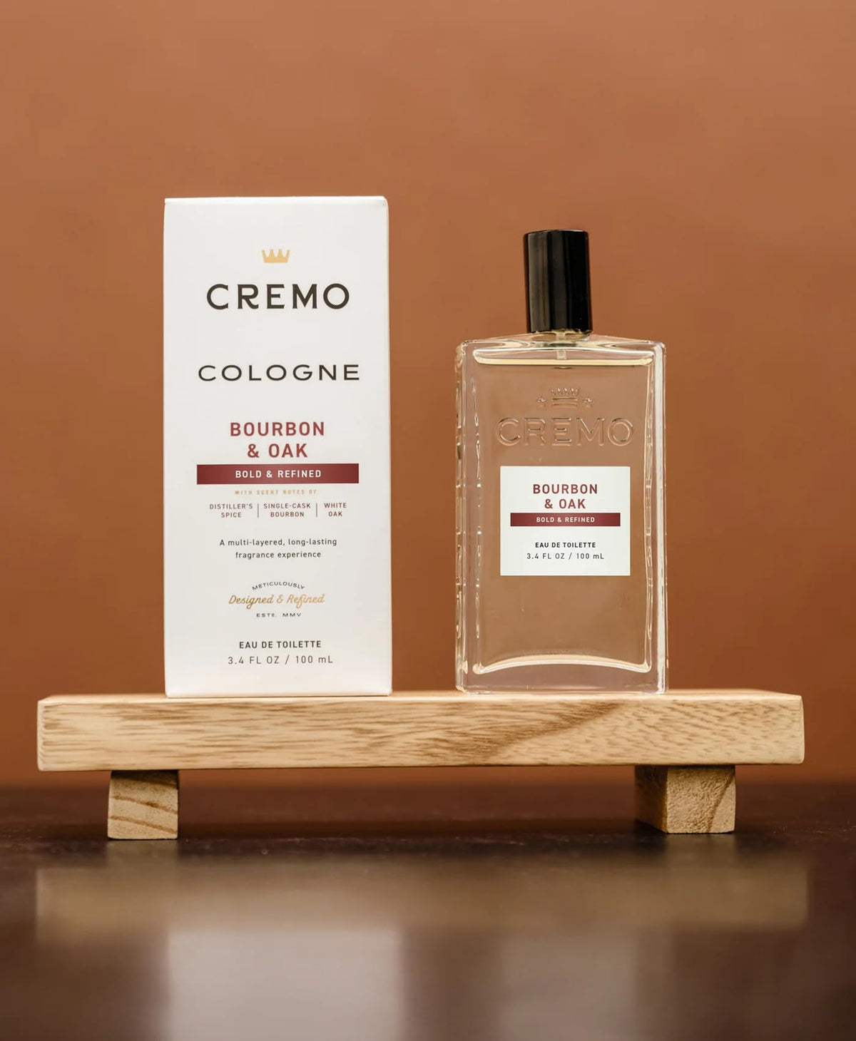Cremo Cologne For Men - Spice & Black Vanilla Mens Cologne Spray, An Explosion of Vibrant Spices, Dark Woods and Black Vanilla, Multi-Layered Signature Men's Fragrances, 3.4 Fl Oz