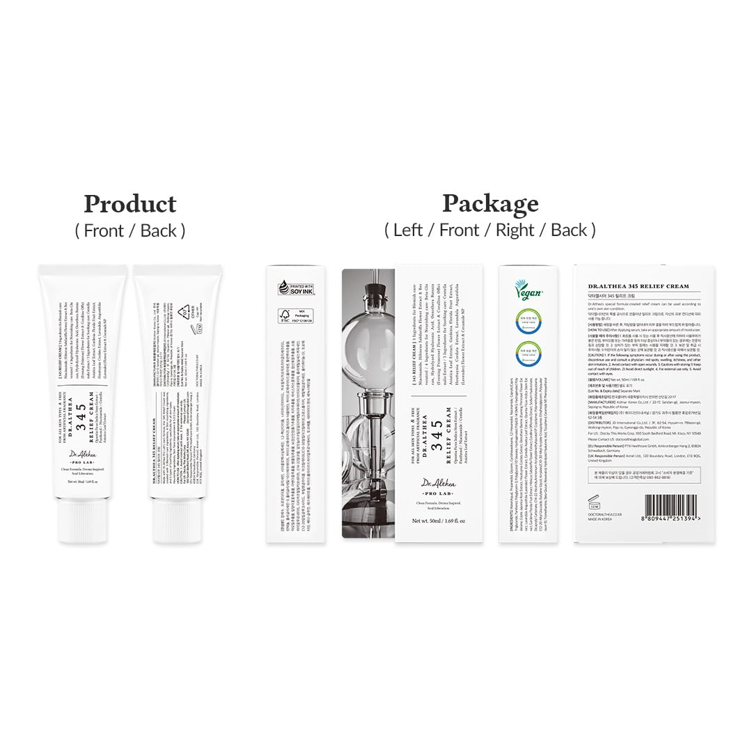 Dr.Althea 345 Relief Cream, 0.50 Fl Oz (Ver.2 - Pack of 1)