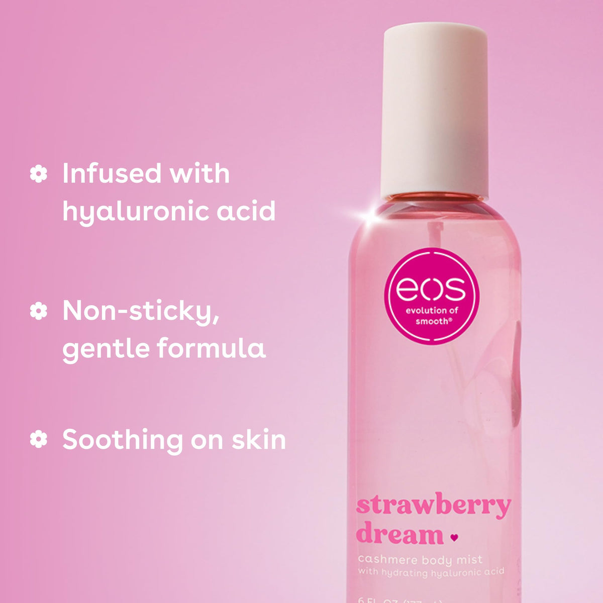 eos Cashmere Body Mist- Vanilla, Body Spray for Women, Vegan, 6 fl oz
