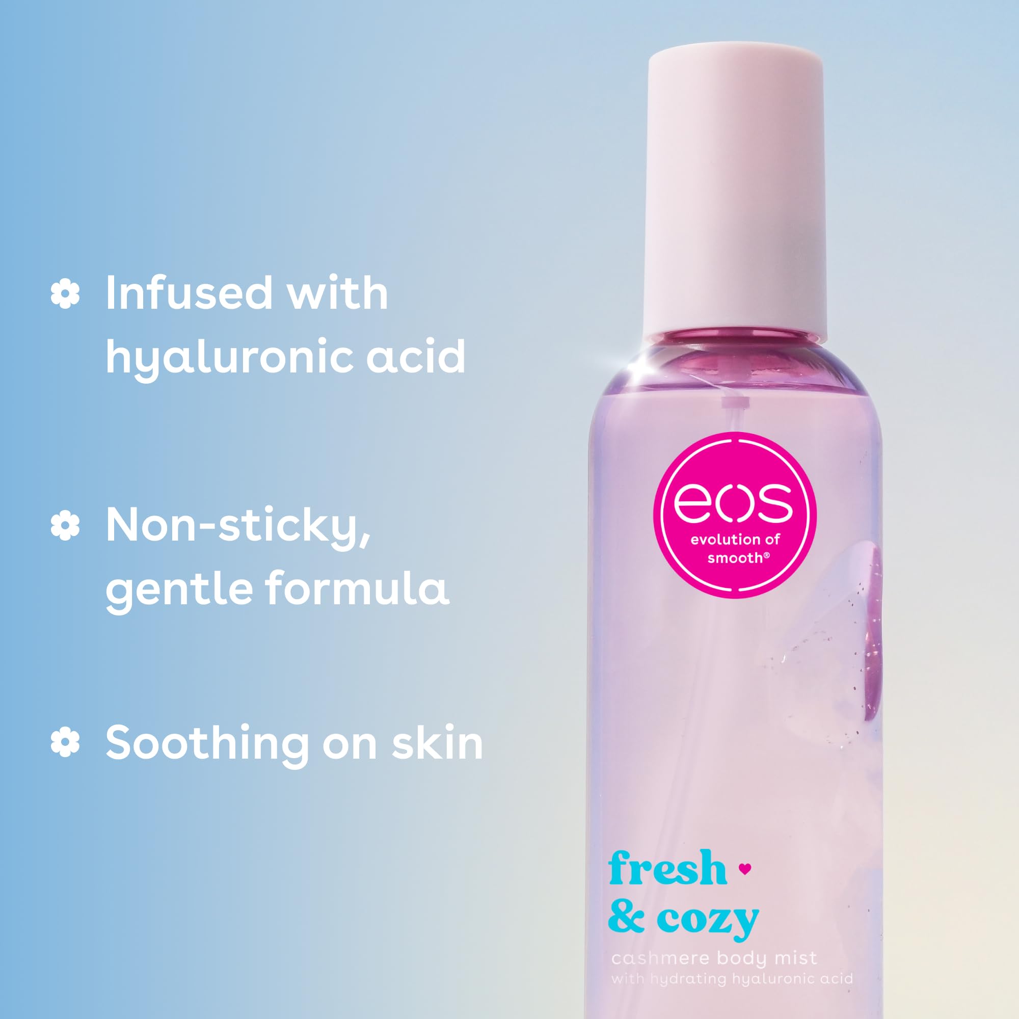 eos Cashmere Body Mist- Vanilla, Body Spray for Women, Vegan, 6 fl oz