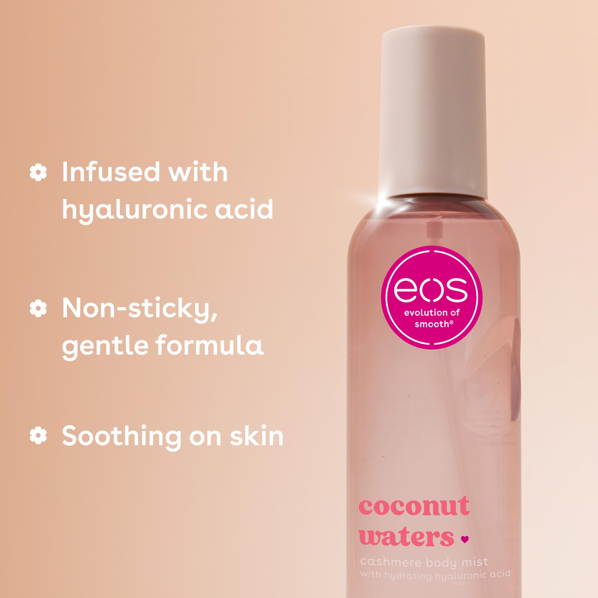 eos Cashmere Body Mist- Vanilla, Body Spray for Women, Vegan, 6 fl oz