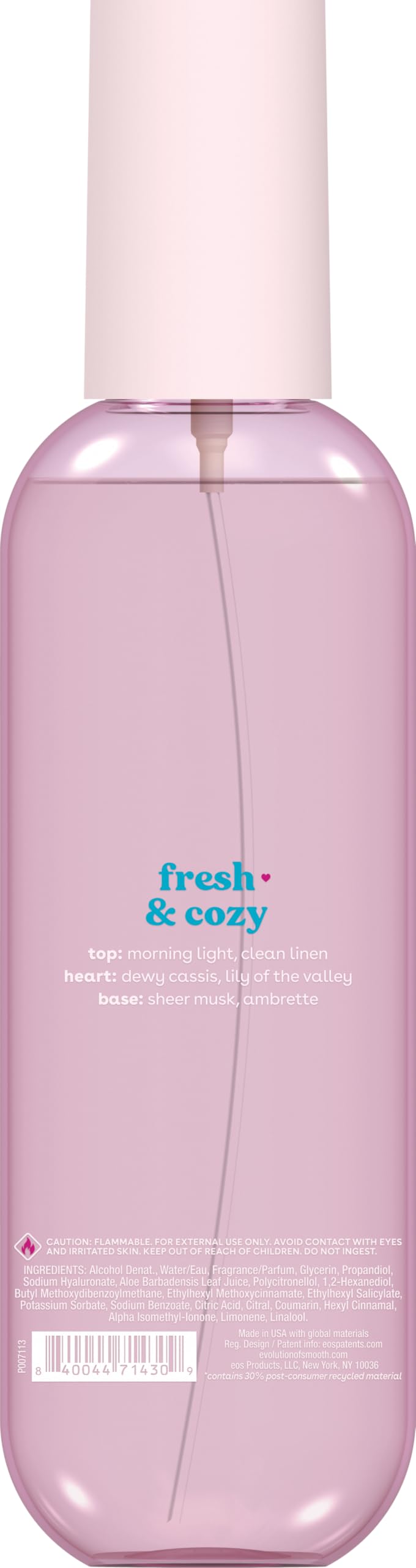 eos Cashmere Body Mist- Vanilla, Body Spray for Women, Vegan, 6 fl oz