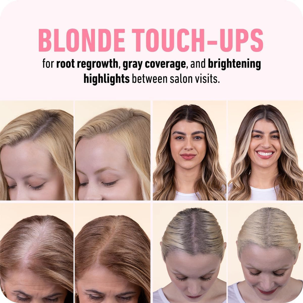 Boldify Hairline Powder, Root Touch Up Hair Color Light Brown 4g