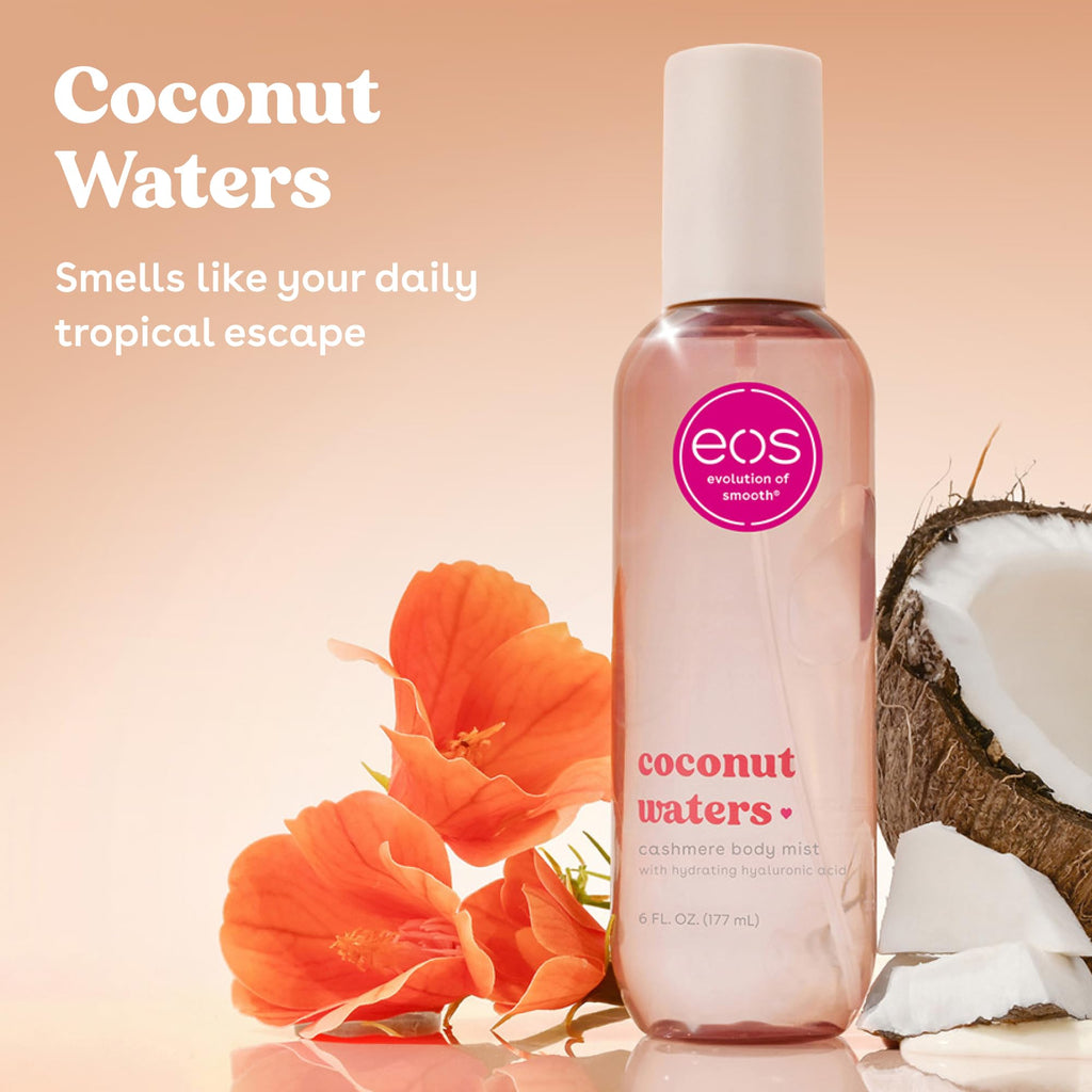 eos Cashmere Body Mist- Vanilla, Body Spray for Women, Vegan, 6 fl oz