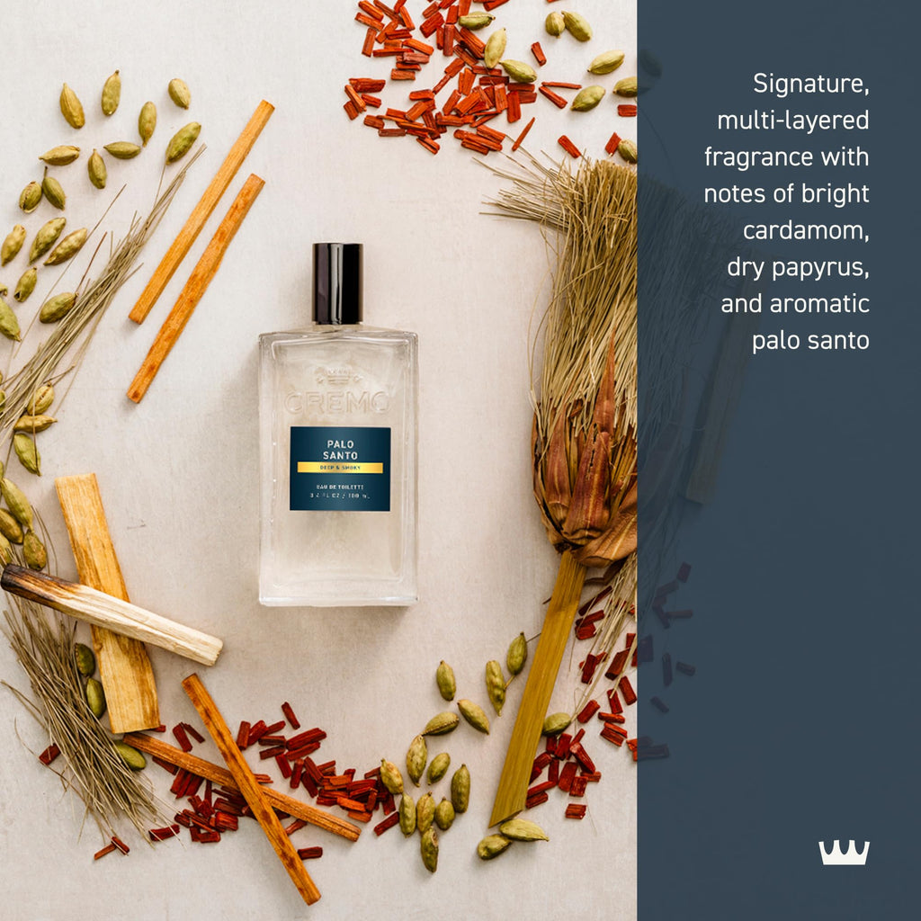 Cremo Cologne For Men - Spice & Black Vanilla Mens Cologne Spray, An Explosion of Vibrant Spices, Dark Woods and Black Vanilla, Multi-Layered Signature Men's Fragrances, 3.4 Fl Oz