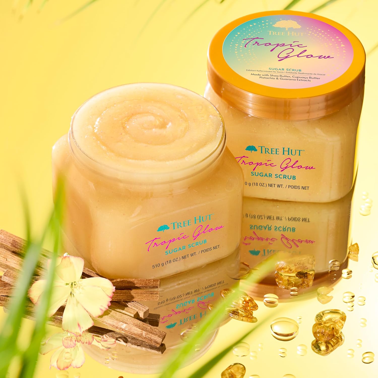 Tree Hut Body Scrub, Vitamin C, 18 Oz