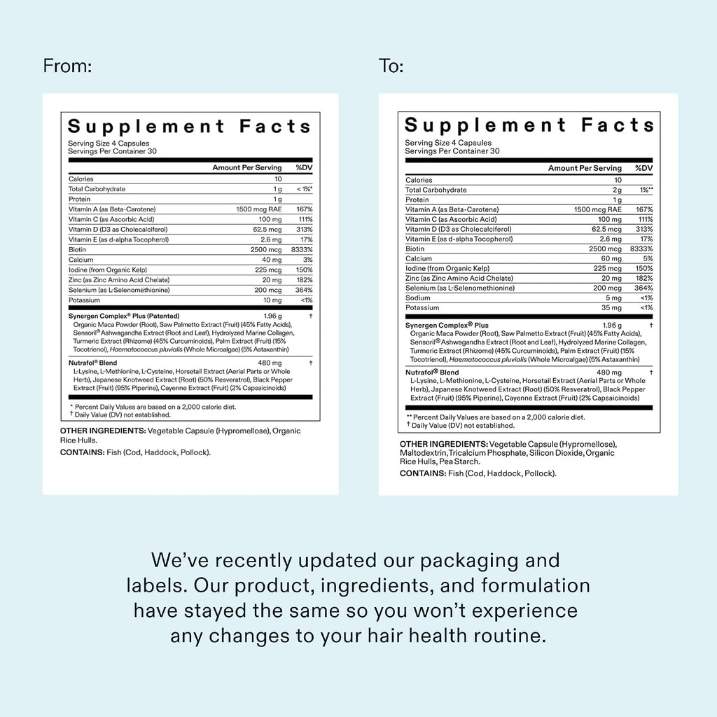 Nutrafol Women's Balance Hair Growth Supplements, Age 45+