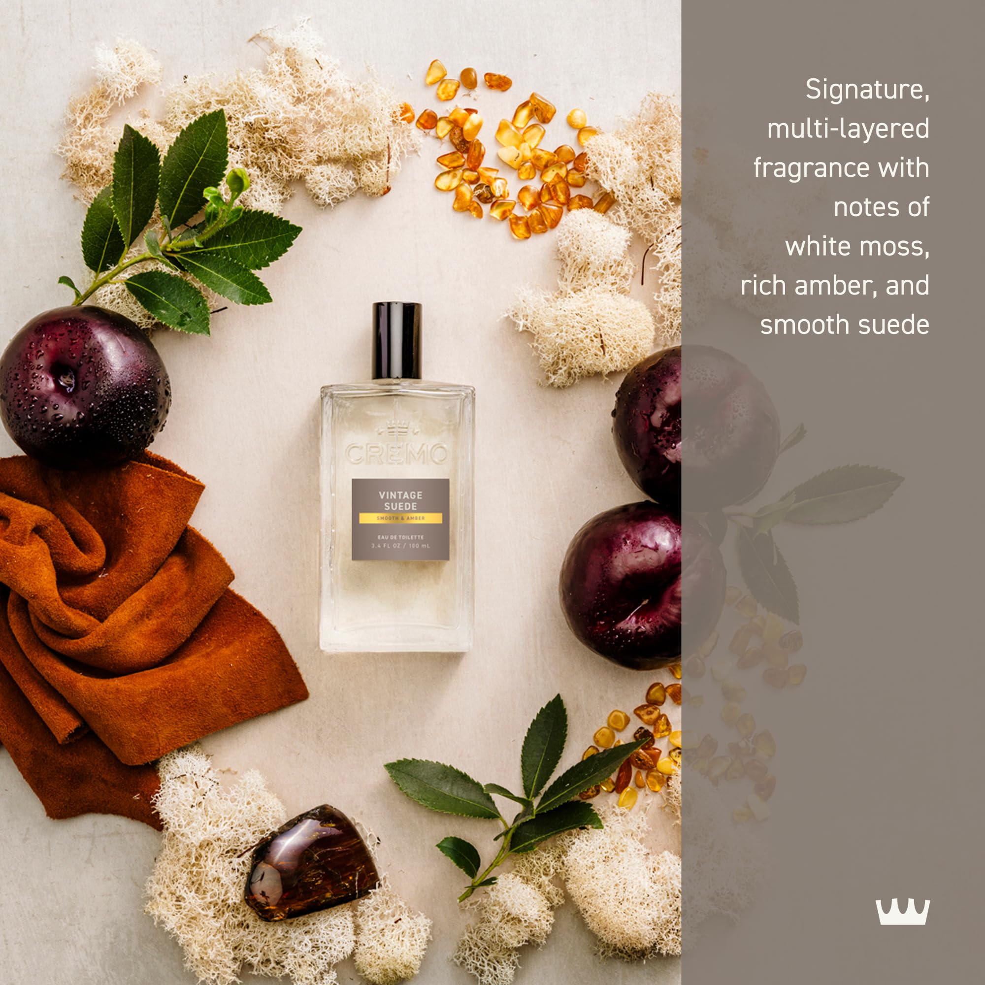 Cremo Cologne For Men - Spice & Black Vanilla Mens Cologne Spray, An Explosion of Vibrant Spices, Dark Woods and Black Vanilla, Multi-Layered Signature Men's Fragrances, 3.4 Fl Oz