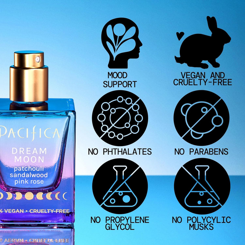 Pacifica Indian Coconut Nectar Perfume Spray – Tropical Vanilla & Coconut Fragrance, Layerable Beachy Perfume for Women, Clean, Non-Toxic, Vegan & Cruelty-Free Formula, All-Day Long Lasting