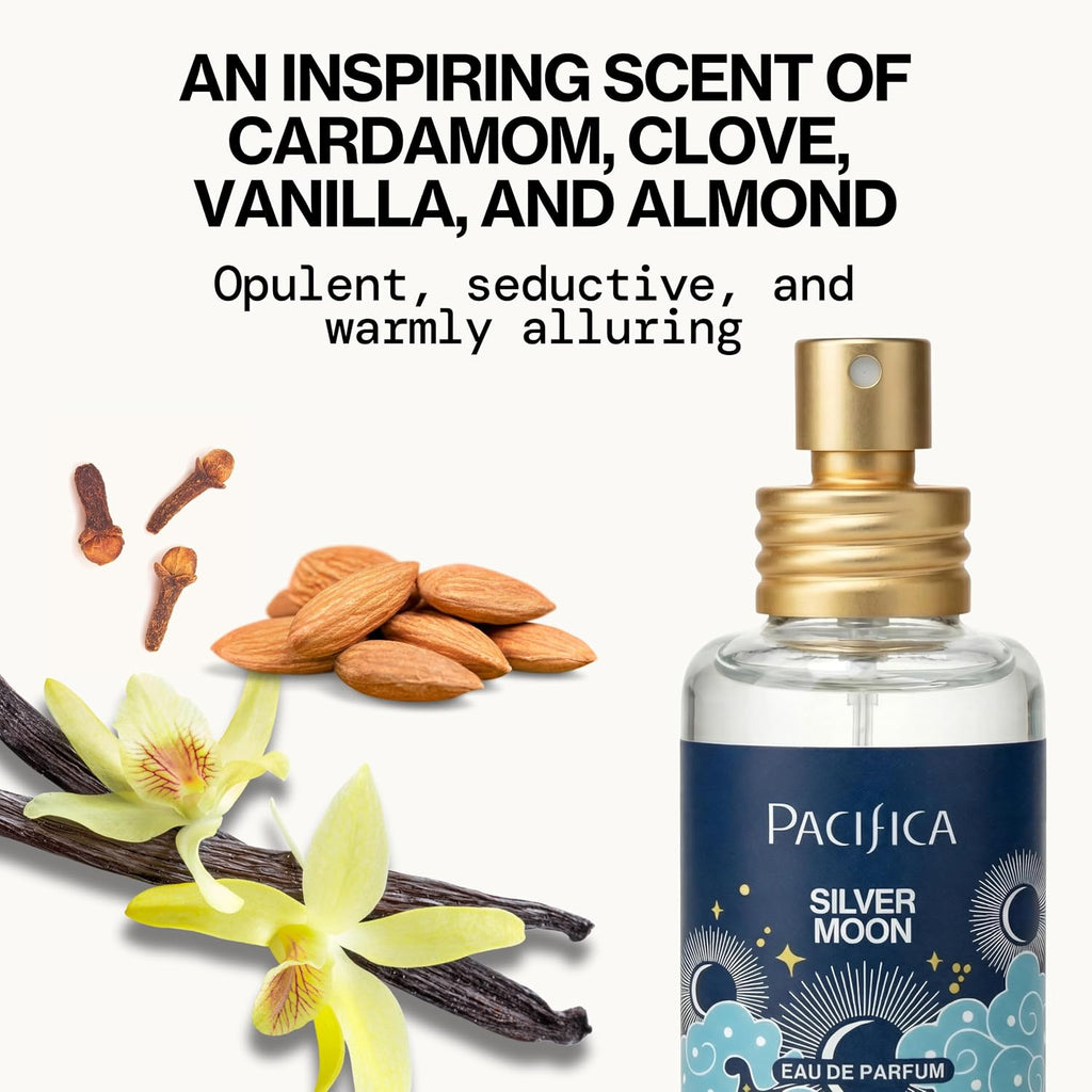 Pacifica Indian Coconut Nectar Perfume Spray – Tropical Vanilla & Coconut Fragrance, Layerable Beachy Perfume for Women, Clean, Non-Toxic, Vegan & Cruelty-Free Formula, All-Day Long Lasting